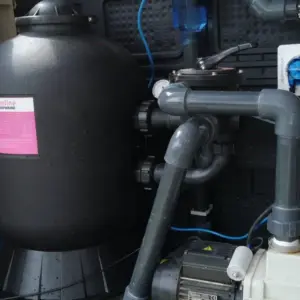 FILTRACION CLORADOR SALINO Y DOSIFICADOR pH